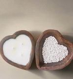 Wooden Heart Bowl