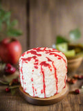 Cranberry Apple Marmalade Rustic Pillar Candle