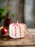 Cranberry Apple Marmalade Rustic Pillar Candle