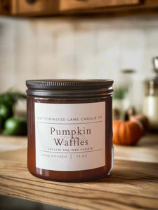 Pumpkin Waffles Amber Jar