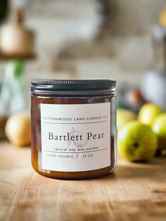 Bartlett Pear Amber Jar