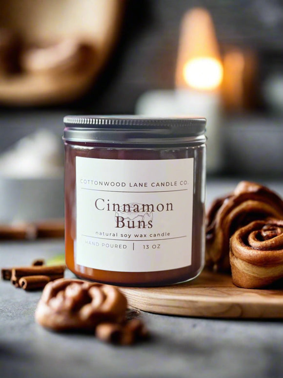 Cinnamon Buns Amber Jar