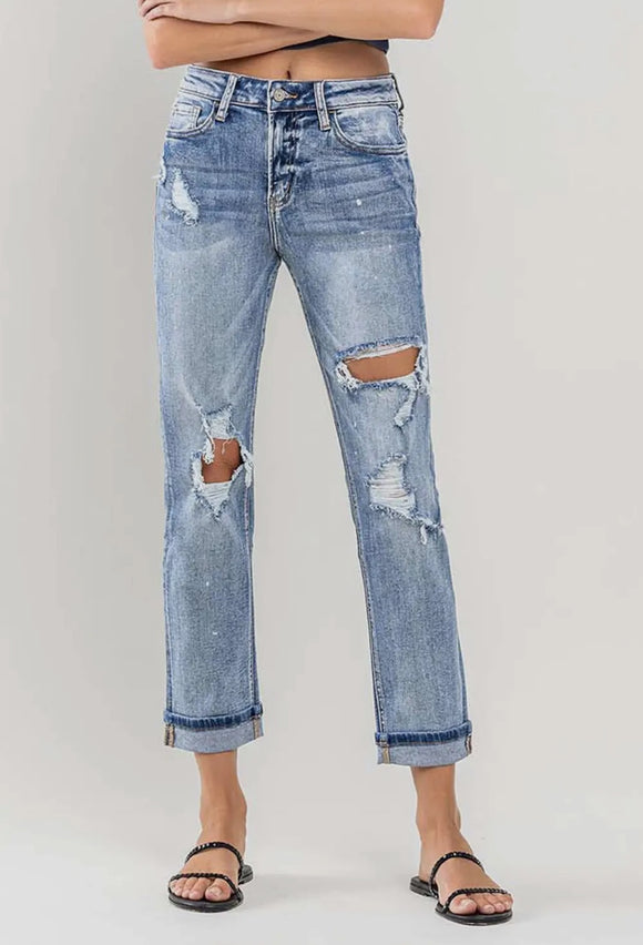 High Rise Boyfriend Jean