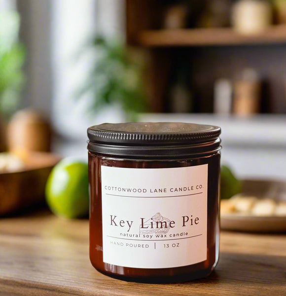 Key Lime Pie Amber Jar