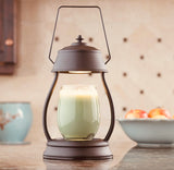 Hurricane Candle Warmer Lantern Black