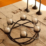 Round Waves Candle Holder